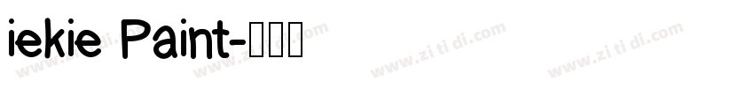 iekie Paint字体转换